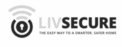 LIVSECURE THE EASY WAY TO A SMARTER, SAFER HOME Logo (USPTO, 10.06.2015)