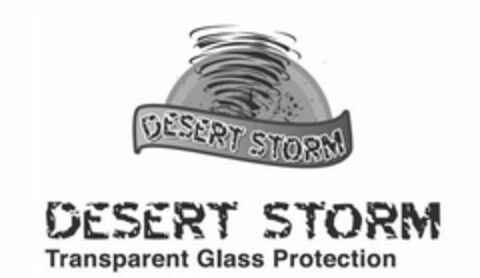 DESERT STORM DESERT STORM TRANSPARENT GLASS PROTECTION Logo (USPTO, 17.06.2015)