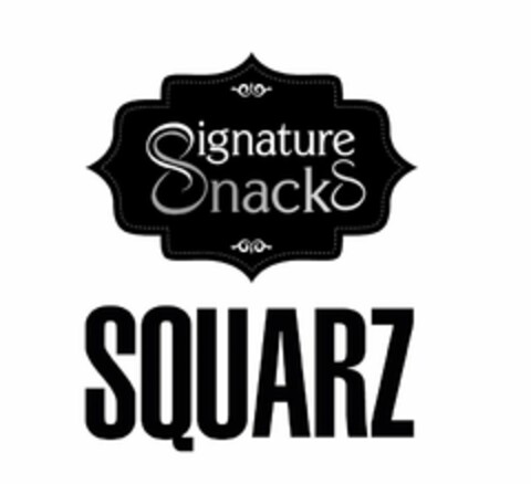 SIGNATURE SNACKS SQUARZ Logo (USPTO, 08/10/2015)