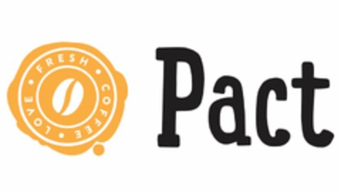 PACT LOVE FRESH COFFEE Logo (USPTO, 04.09.2015)