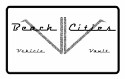 VV BEACH CITIES VEHICLE VAULT Logo (USPTO, 16.12.2015)