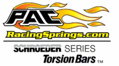 PAC RACINGSPRINGS.COM SCHROEDER SERIES TORSION BARS Logo (USPTO, 28.07.2016)