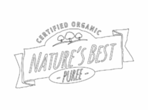 CERTIFIED ORGANIC NATURE'S BEST - PUREE - Logo (USPTO, 04.08.2016)