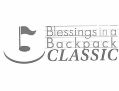 BLESSINGS IN A BACKPACK CLASSIC Logo (USPTO, 23.08.2016)