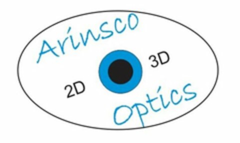 ARINSCO 2D 3D OPTICS Logo (USPTO, 03/23/2017)