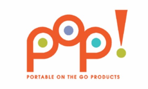 POP! PORTABLE ON THE GO PRODUCTS Logo (USPTO, 07.04.2017)