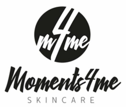 M4ME MOMENTS4ME SKINCARE Logo (USPTO, 16.05.2017)