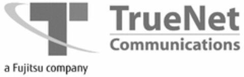 T TRUENET COMMUNICATIONS A FUJITSU COMPANY Logo (USPTO, 06/28/2017)