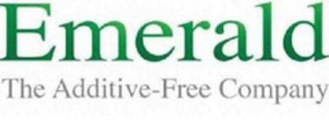 EMERALD THE ADDITIVE-FREE COMPANY Logo (USPTO, 07.02.2018)