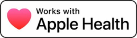 WORKS WITH APPLE HEALTH Logo (USPTO, 09/23/2018)