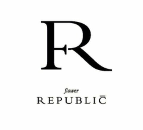 FR FLOWER REPUBLIC Logo (USPTO, 24.09.2018)