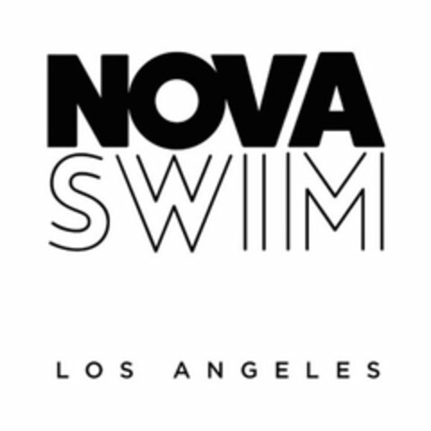 NOVA SWIM LOS ANGELES Logo (USPTO, 12/28/2018)