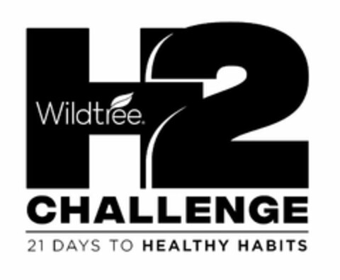 WILDTREE H2 CHALLENGE 21 DAYS TO HEALTHY HABITS Logo (USPTO, 06/20/2019)