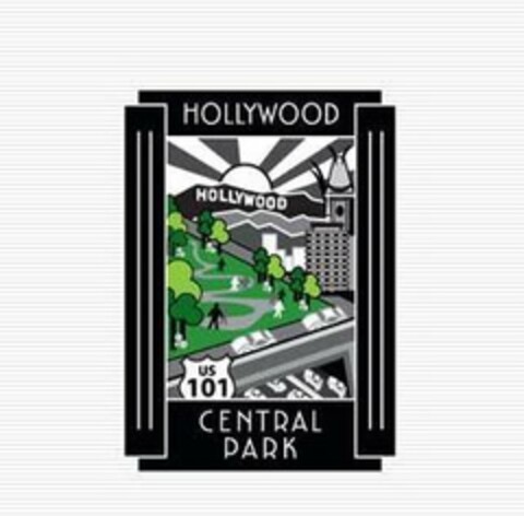 HOLLYWOOD CENTRAL PARK HOLLYWOOD US 101 Logo (USPTO, 26.07.2019)