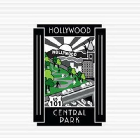 HOLLYWOOD CENTRAL PARK HOLLYWOOD US 101 Logo (USPTO, 07/26/2019)