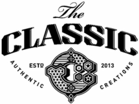 THE CLASSIC ESTD C 2013 AUTHENTIC CREATIONS Logo (USPTO, 09.09.2019)