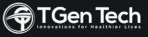 GT TGEN TECH INNOVATIONS FOR HEALTHIER LIVES Logo (USPTO, 10/10/2019)