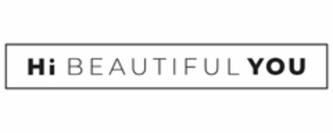 HI BEAUTIFUL YOU Logo (USPTO, 11.10.2019)