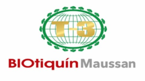 T-3 BIOTIQUIN MAUSSAN Logo (USPTO, 27.12.2019)