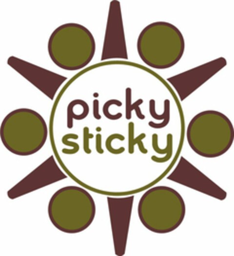 PICKY STICKY Logo (USPTO, 11.03.2009)