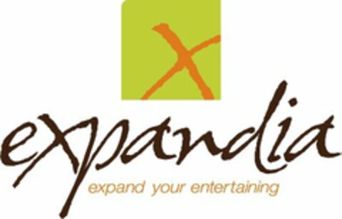 X EXPANDIA EXPAND YOUR ENTERTAINING Logo (USPTO, 02.06.2010)