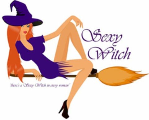 SEXY WITCH THERE'S A SEXY WITCH IN EVERY WOMAN Logo (USPTO, 20.12.2010)