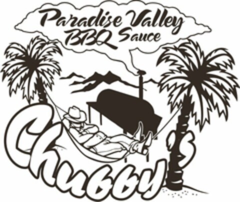 CHUBBY'S PARADISE VALLEY BBQ SAUCE Logo (USPTO, 08.03.2011)