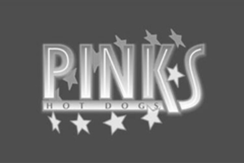 PINKS HOT DOGS Logo (USPTO, 28.04.2011)