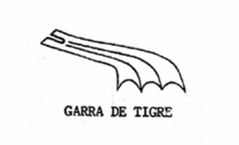 GARRA DE TIGRE Logo (USPTO, 05/01/2011)