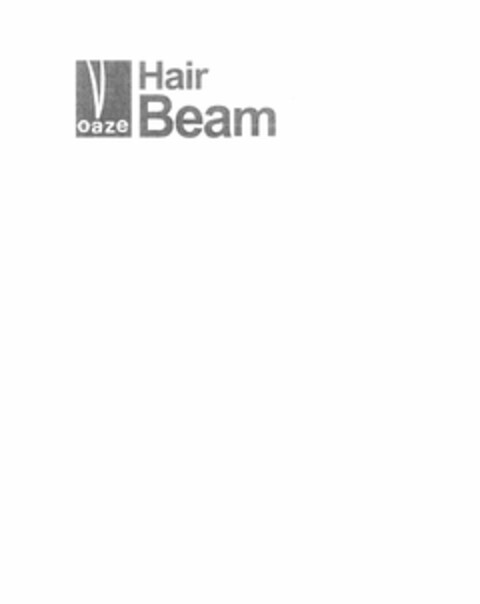 OAZE HAIR BEAM Logo (USPTO, 27.10.2011)