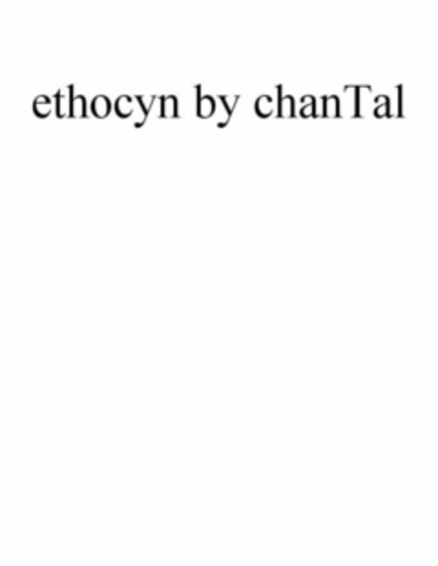 ETHOCYN BY CHANTAL Logo (USPTO, 13.12.2011)