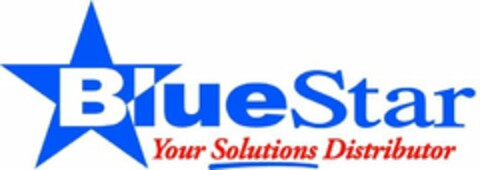 BLUESTAR YOUR SOLUTIONS DISTRIBUTOR Logo (USPTO, 06/14/2012)