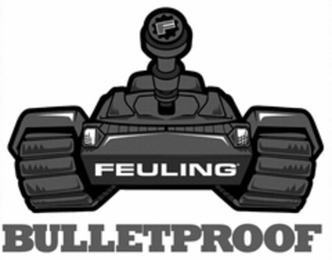 F FEULING BULLETPROOF Logo (USPTO, 22.08.2012)