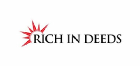 RICH IN DEEDS Logo (USPTO, 15.01.2013)