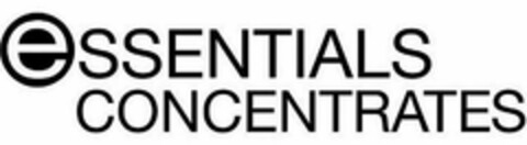 ESSENTIALS CONCENTRATES Logo (USPTO, 15.07.2013)