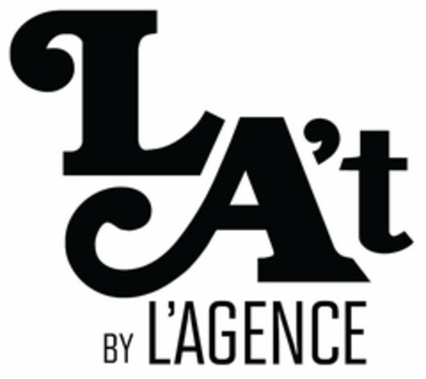 LA'T BY L'AGENCE Logo (USPTO, 19.02.2014)