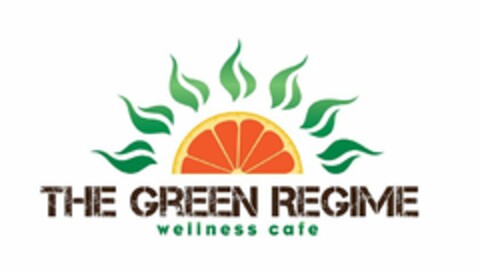 THE GREEN REGIME WELLNESS CAFE Logo (USPTO, 04/29/2014)