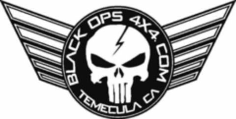 BLACK OPS 4X4.COM TEMECULA CA Logo (USPTO, 09/16/2014)