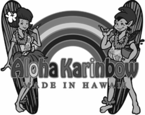 ALOHA KARINBOW MADE IN HAWAII Logo (USPTO, 06/30/2015)