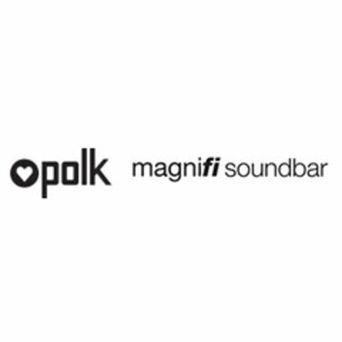 POLK MAGNIFI SOUNDBAR Logo (USPTO, 04.08.2015)