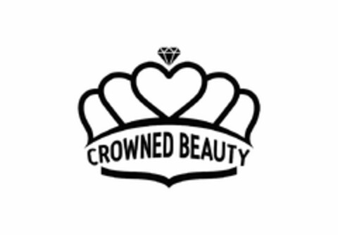 CROWNED BEAUTY Logo (USPTO, 06/03/2016)