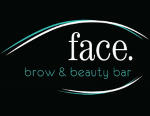 FACE. BROW & BEAUTY BAR Logo (USPTO, 06/03/2016)