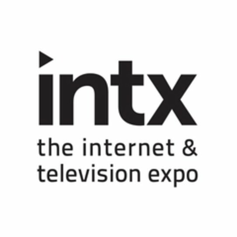 INTX THE INTERNET & TELEVISION EXPO Logo (USPTO, 20.09.2016)