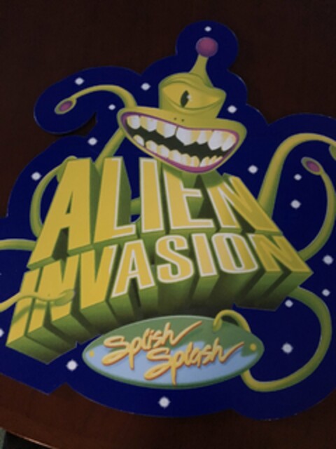 ALIEN INVASION SPLISH SPLASH Logo (USPTO, 01.02.2017)