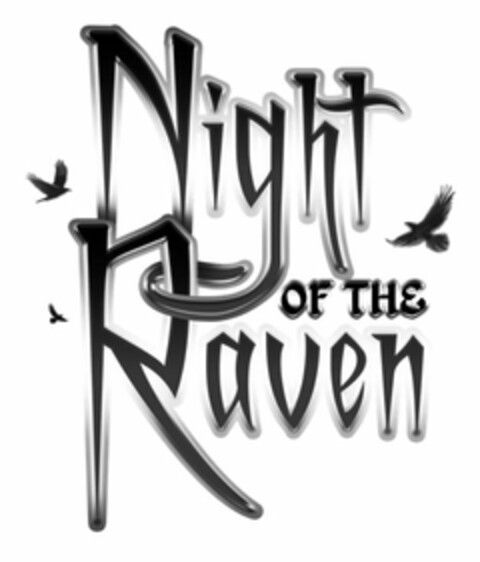 NIGHT OF THE RAVEN Logo (USPTO, 10/19/2017)