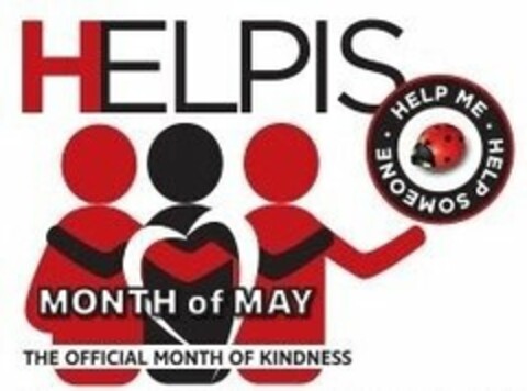 HELPIS HELP ME HELP SOMEONE MONTH OF MAY THE OFFICIAL MONTH OF KINDNESS Logo (USPTO, 16.11.2017)