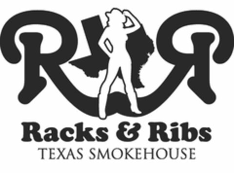 R R RACKS & RIBS TEXAS SMOKEHOUSE Logo (USPTO, 03/09/2018)