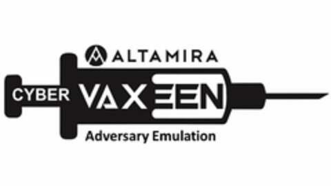 A ALTAMIRA CYBER VAXEEN ADVERSARY EMULATION Logo (USPTO, 19.04.2018)