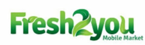 FRESH2YOU MOBILE MARKET Logo (USPTO, 08/16/2018)