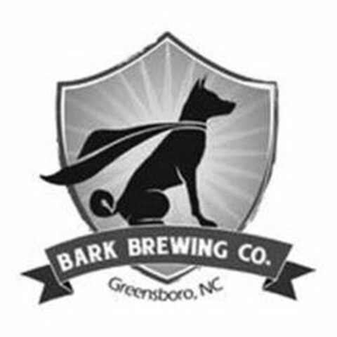 BARK BREWING CO. GREENSBORO, NC Logo (USPTO, 09/13/2018)